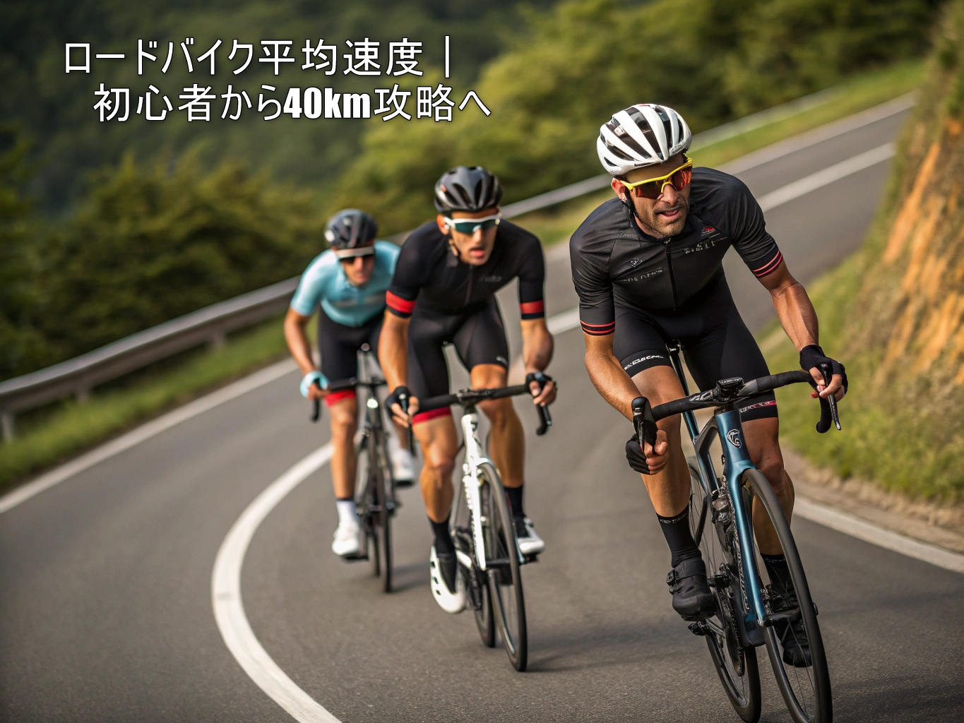 ロードバイク 平均速度 40km